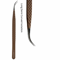 Latte Luxe  - Tweezer [Type : Long Semi Curved Isolation]